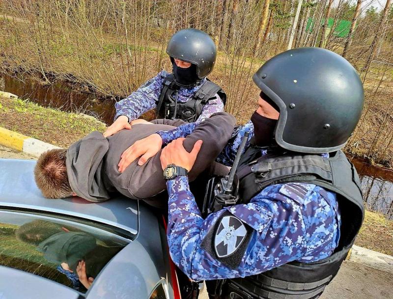 В Московской области сотрудники Росгвардии задержали подозреваемого в незаконном обороте наркотиков в крупном размере