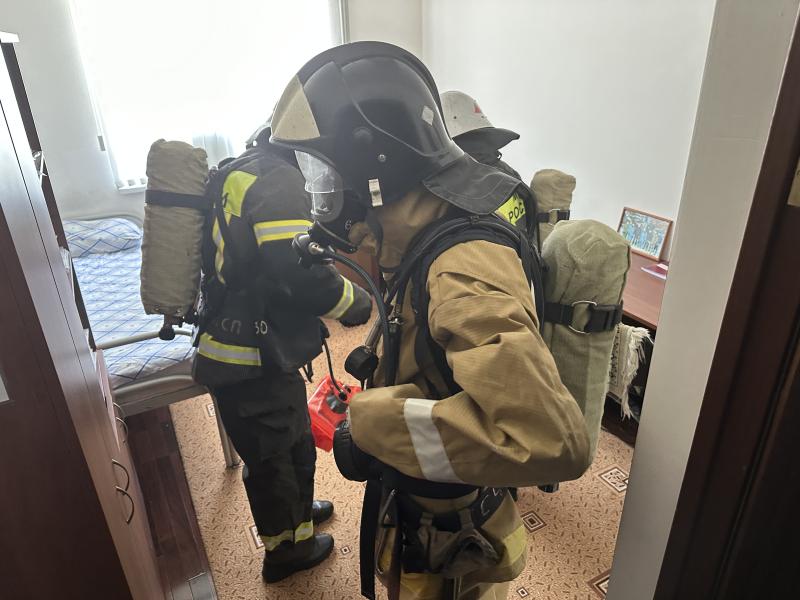 Совместные пожарно-тактические занятия сотрудников Росгвардии и МЧС прошли в Ингушетии