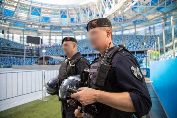 Росгвардия приняла участие в обеспечении безопасности матча Российской Премьер-Лиги в Нижнем Новгороде