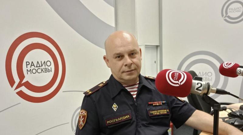 Выступление на радио «Радио Москвы» «Горсовет» посвященном Дню образования дежурной службы Росгвардии