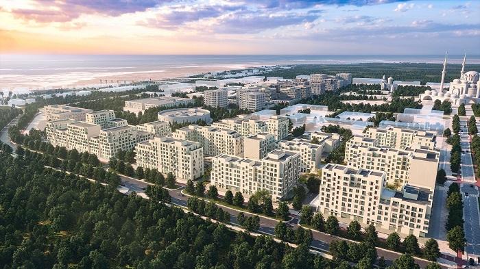Первая очередь жилого квартала «Гранатовый» построена на 55%