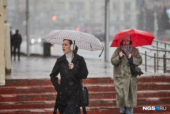 «Снег с дождем»: синоптики дали прогноз погоды в Новосибирске на три дня — будет гололед