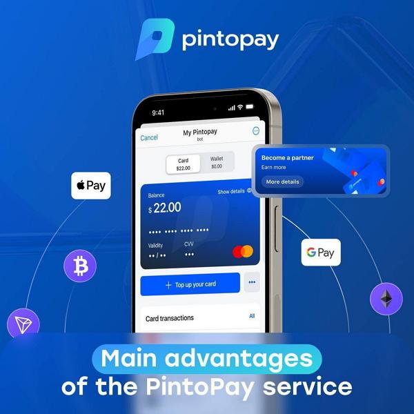 Совершайте платежи по всему миру без ограничений с Криптокартой PintoPay: выгодная замена «Мир», «MasterCard», «Visa» за рубежом