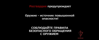 Росгвардия выпустила новую серию социального ролика о важности безопасного хранения оружия