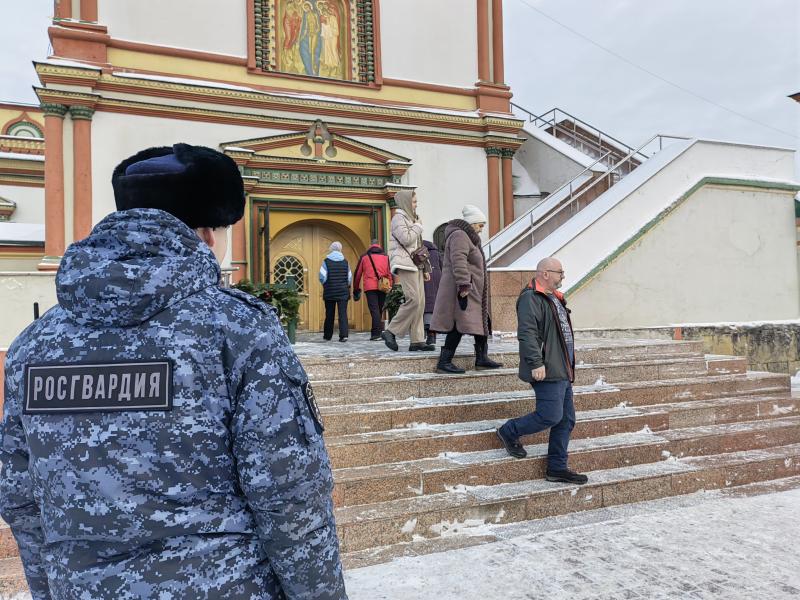 В Приангарье Росгвардия обеспечивает правопорядок в рождественские праздники