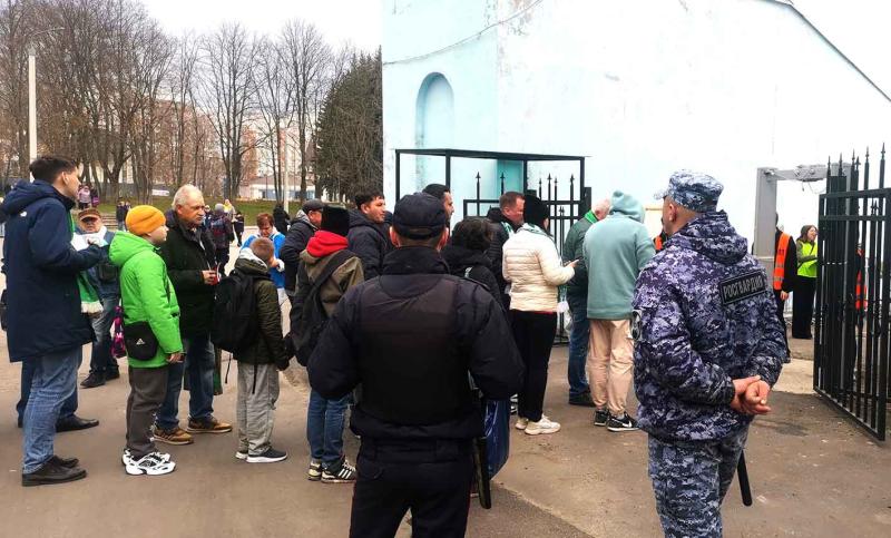 Росгвардейцы обеспечили правопорядок на первом домашнем матче ФК 