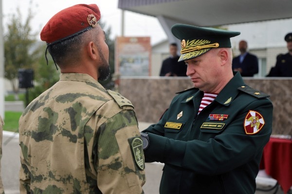 Отдельный отряд специального назначения Северо-Кавказского округа Росгвардии отметил 20-летие со дня  образования